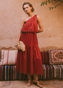 Vanessa Bruno Cora Dress Brique