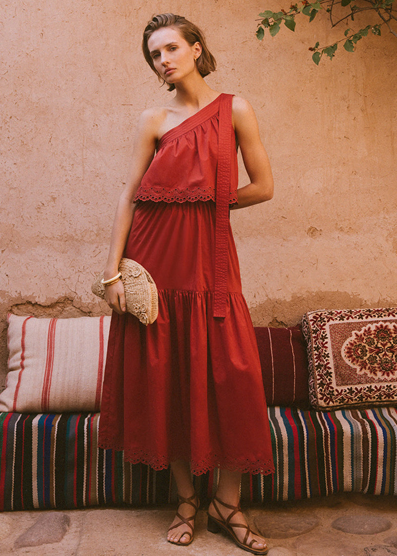 Vanessa Bruno Cora Dress Brique