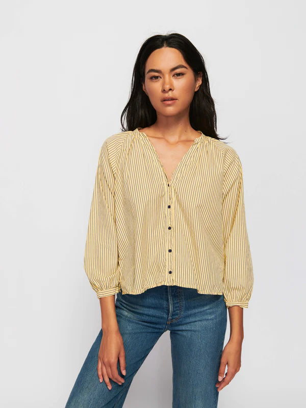 Nation LTD Desire Blouse in Polo Lounge