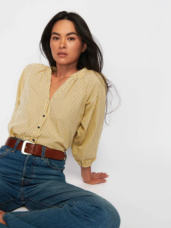 Nation LTD Desire Blouse in Polo Lounge
