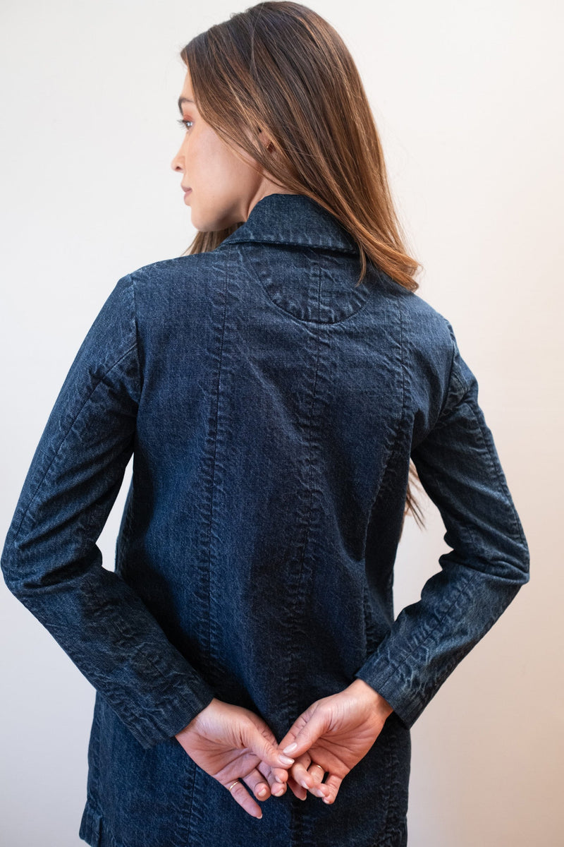 The Conrad Chore Coat Denim Organic - Maria Stanley