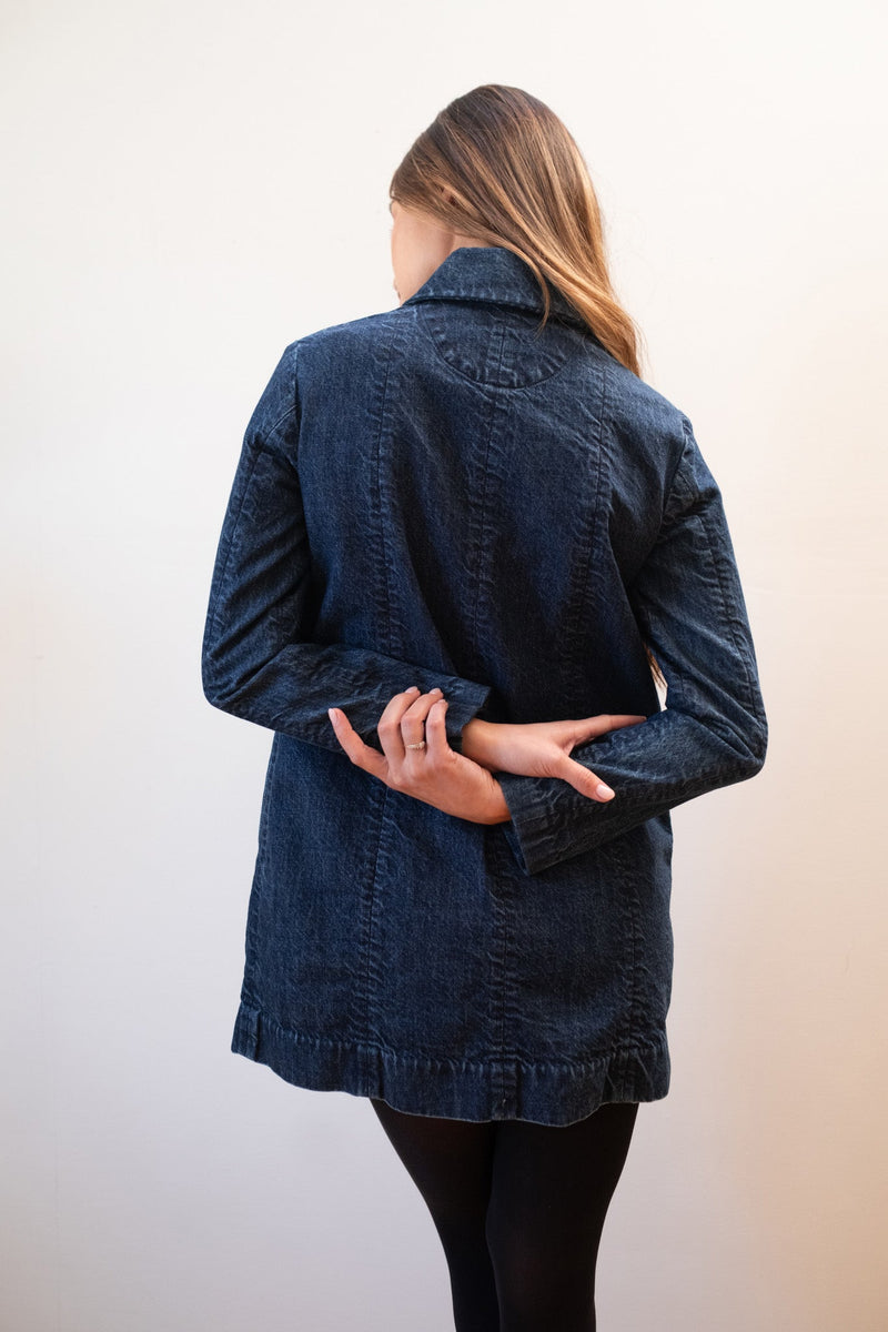 The Conrad Chore Coat Denim Organic - Maria Stanley