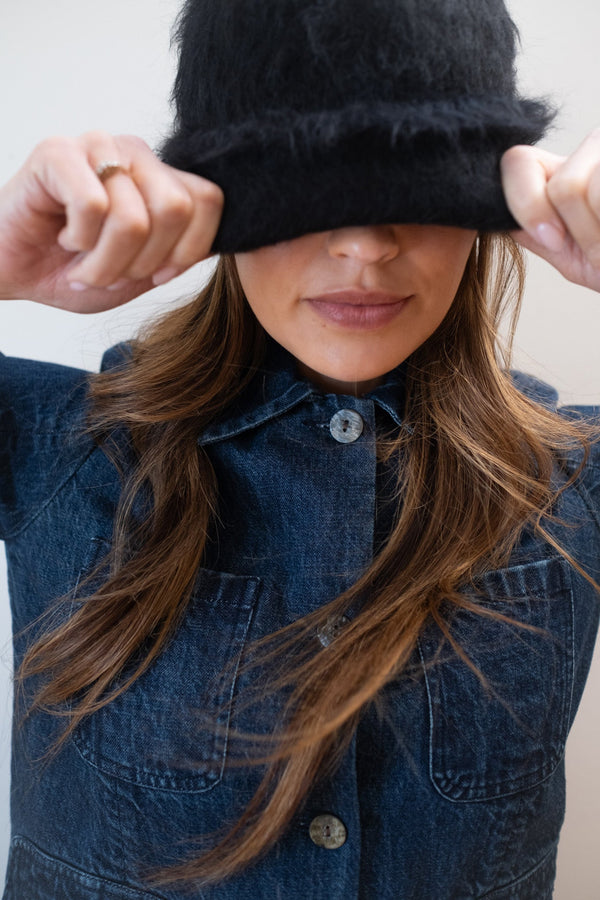 The Conrad Chore Coat Denim Organic - Maria Stanley
