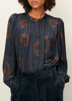 Sessun Lalila Shirt in Shadow Anjali