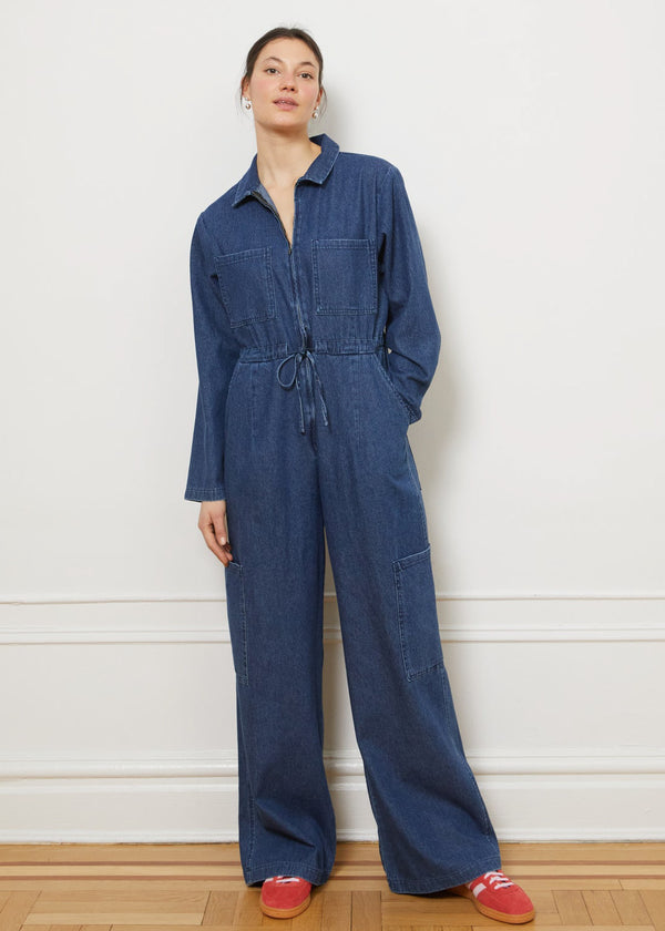 Loup Spencer Jumpsuit Indigo Denim