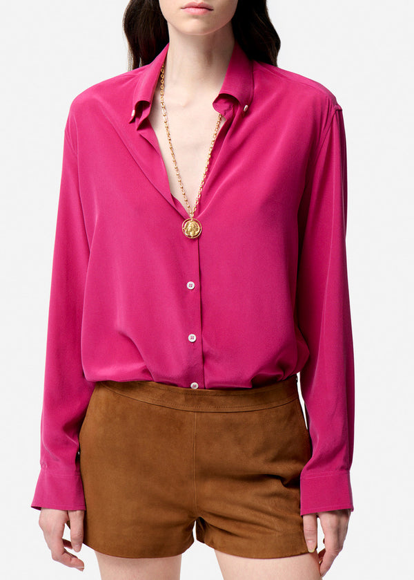 Vanessa Bruno Druyat Shirt in Garnet