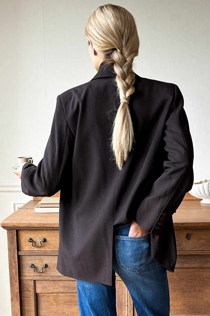 Emerson Fry Atelier Blazer - Cocoa Gabardine