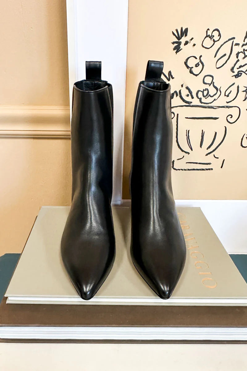 Emerson Fry Lou Ankle Boot in Black Leather