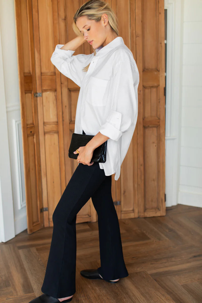 Emerson Fry Amy Layering Pant in Onyx Rib