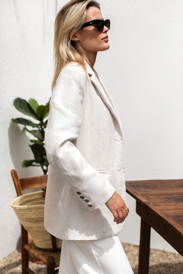 Atelier Blazer in Beach Linen - Emerson Fry