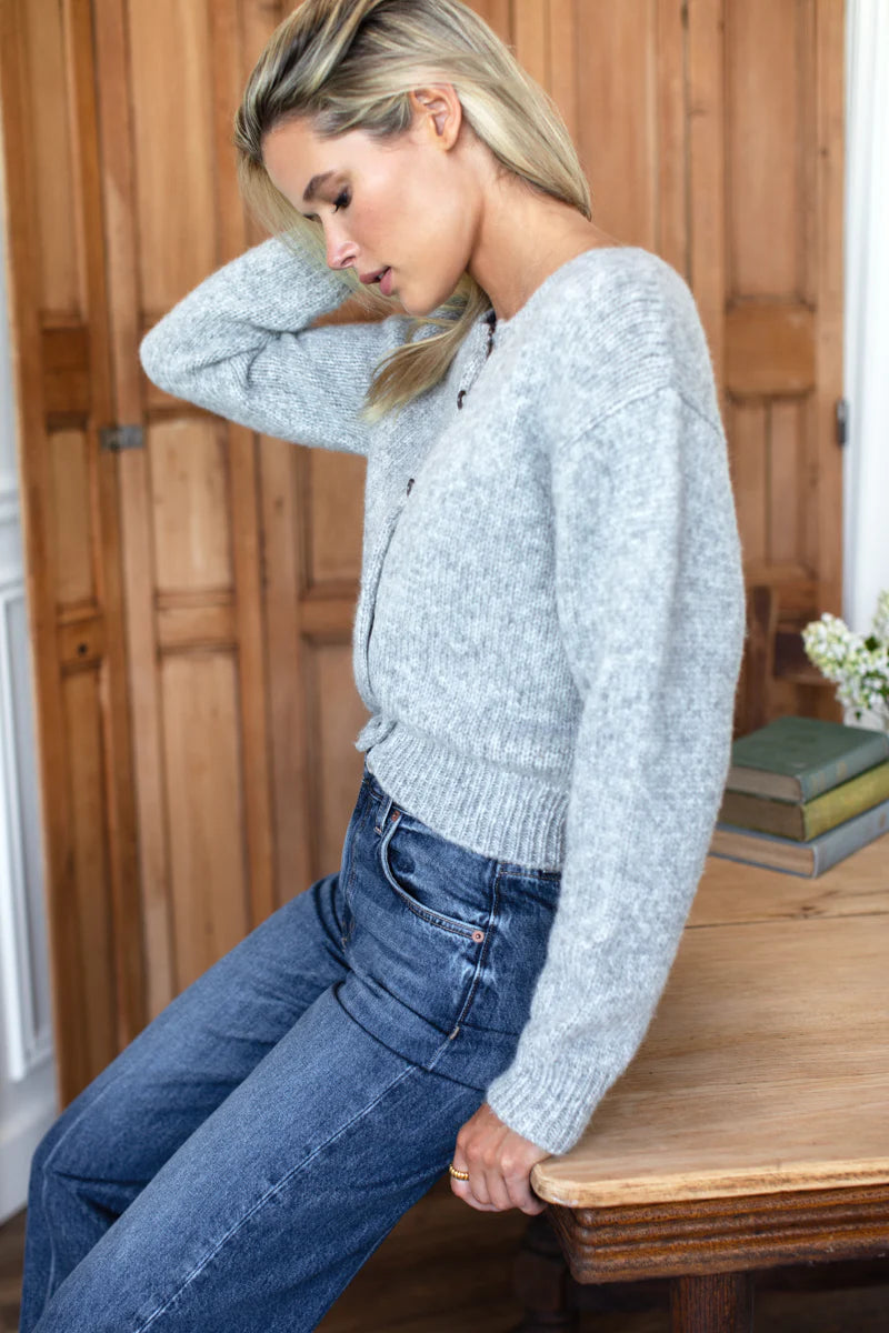 Emerson Fry Little Atelier Cardigan in Heather Grey