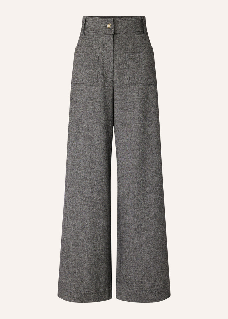 Sessun Manhatti Wide Pants in Estompe