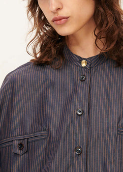 Sessun Orregia Blouse in Bluorca