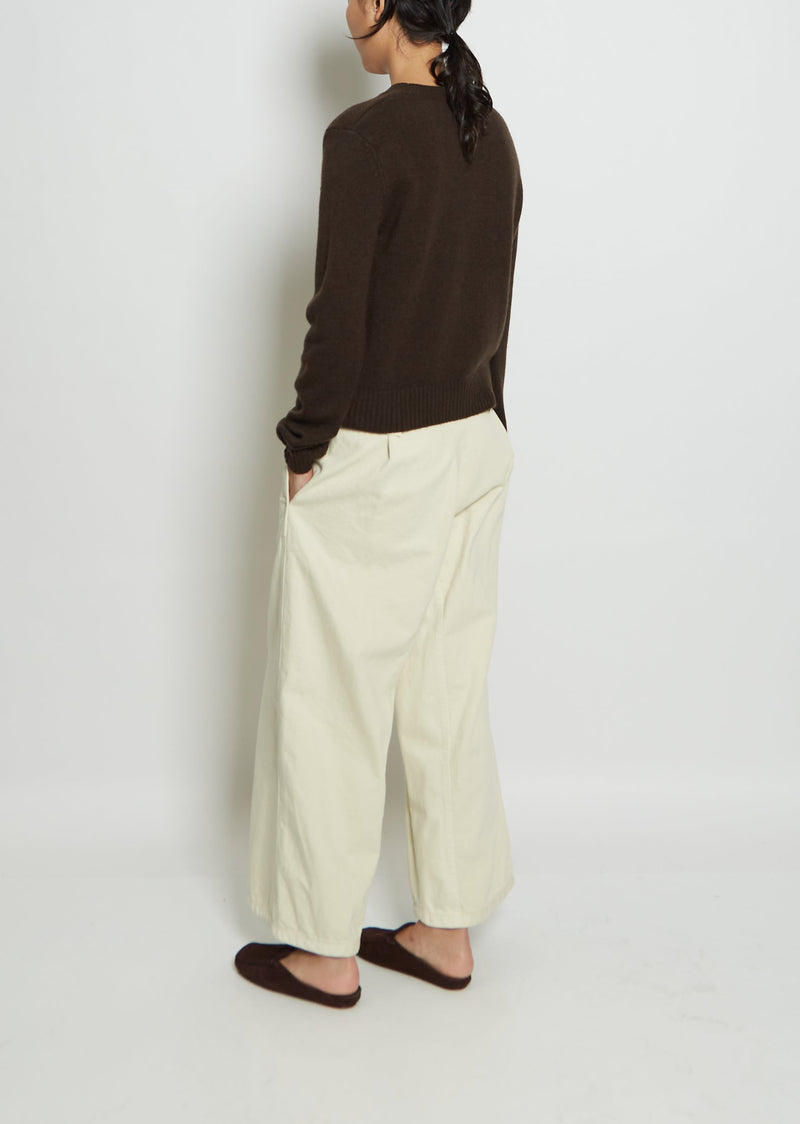 Lisa Yang Mable Cashmere Sweater Dark Oak