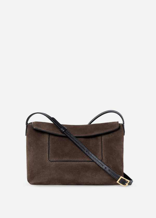 Wandler Penelope Slouch Mini in Palissander Suede