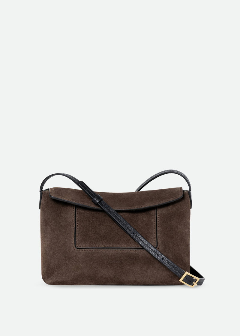 Wandler Penelope Slouch Mini in Palissander Suede