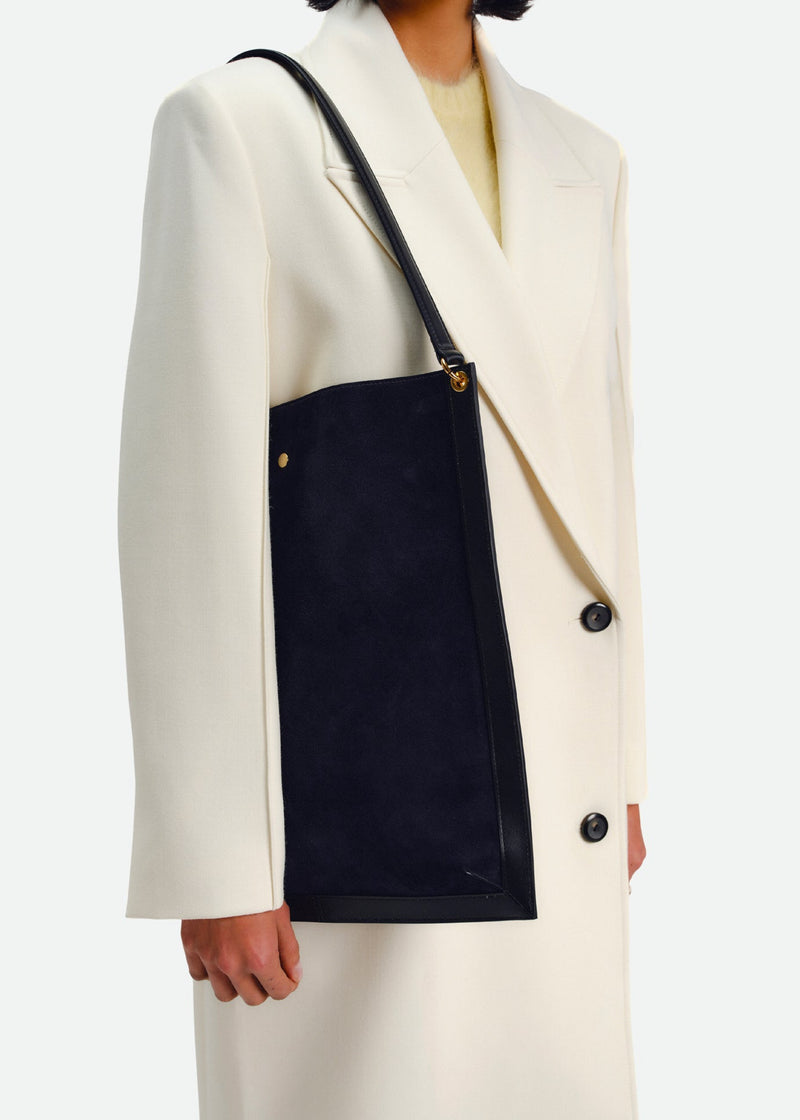 Wandler Penny Tote Black Suede / Black