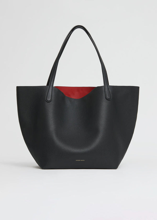 Mansur Gavriel Everyday Soft Tote Black/Flamma