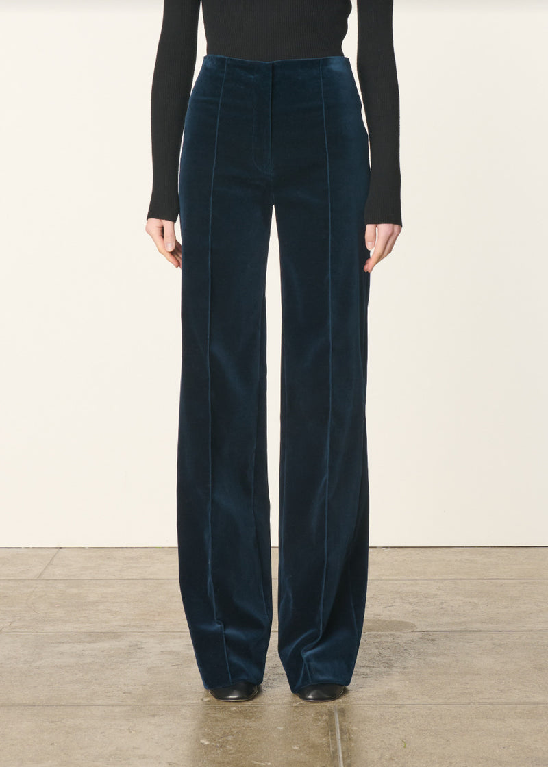 Vanessa Bruno Faru Pants Blue Petrole
