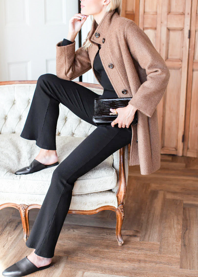 Emerson Fry Amy Layering Pant in Onyx Rib