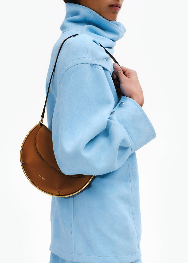 Wandler Kate Mini Crossbody in Saddle