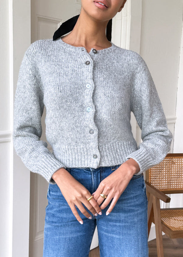 Emerson Fry Little Atelier Cardigan in Heather Grey