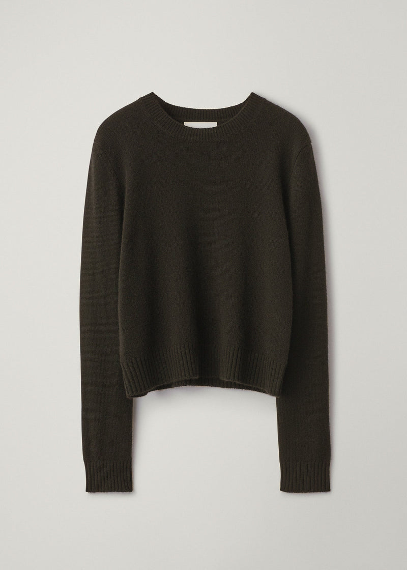 Lisa Yang Mable Cashmere Sweater Dark Oak