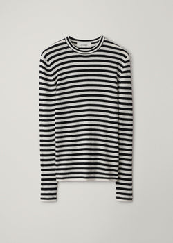 Lisa Yang Vivian Top Cashmere Stripe