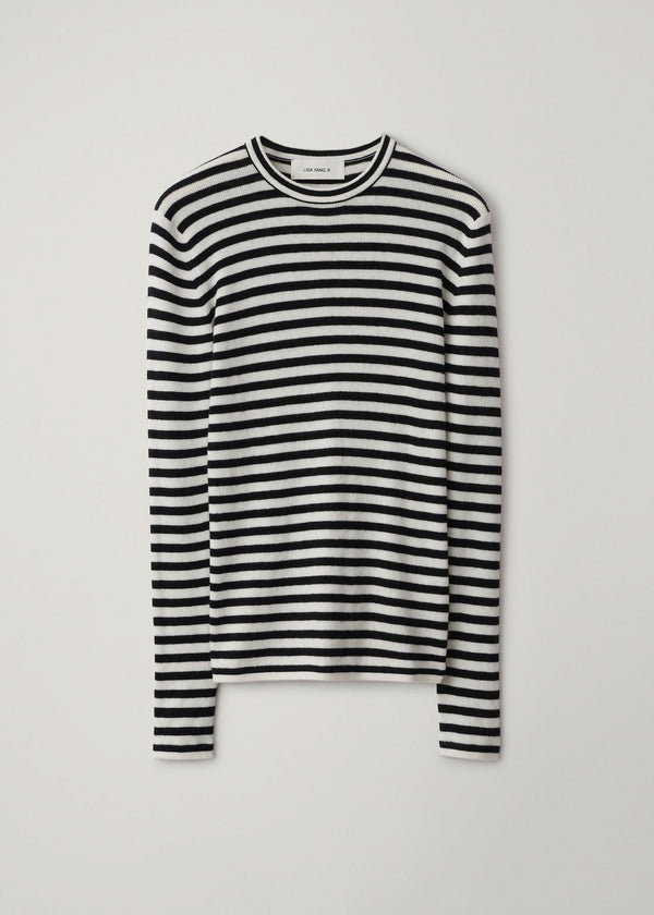 Lisa Yang Vivian Top Cashmere Stripe