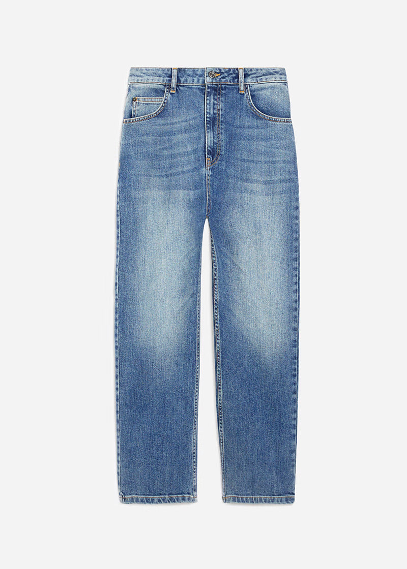 Vanessa Bruno OG Crop Jeans in Bleu gris