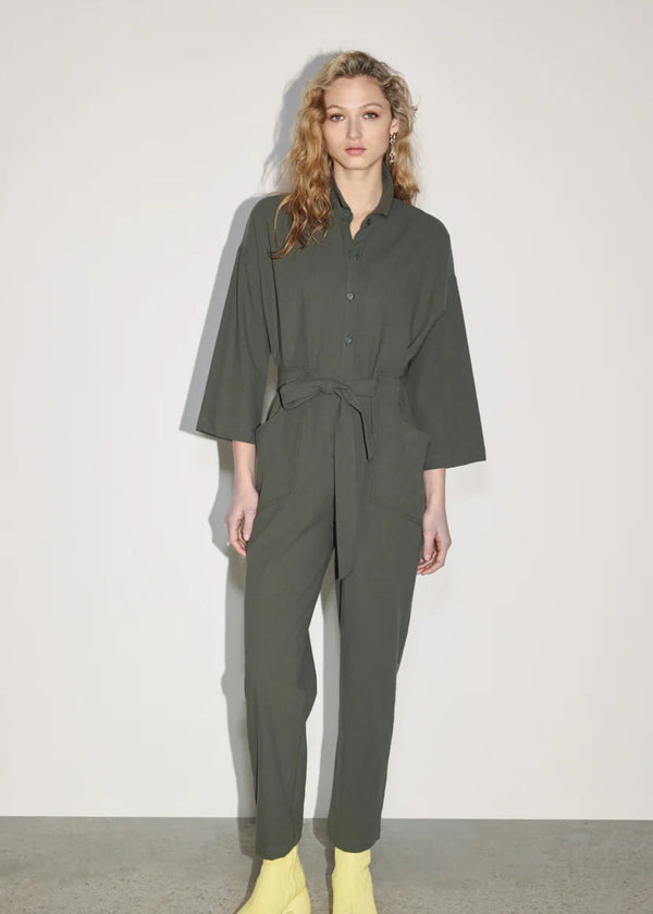 Eve Gravel Sevilla Jumpsuit in Pine