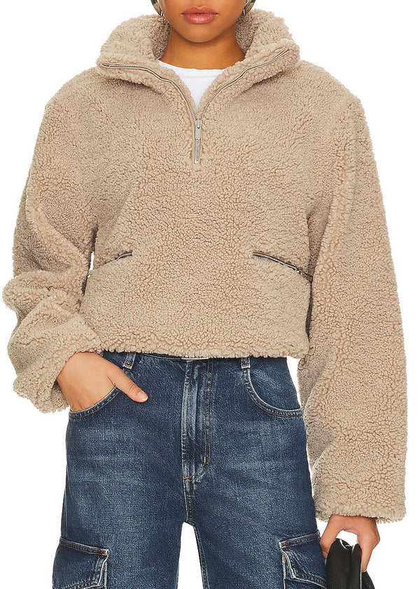 Ena Pelly Stone Teddy Pullover