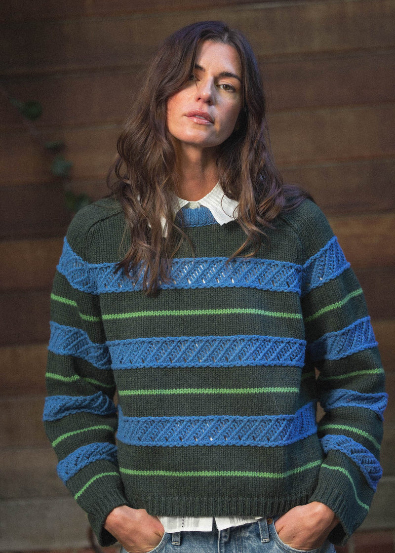 Trovata Dorian Sweater Green