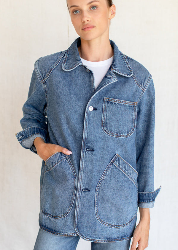 Emerson Fry Cabin Denim Jacket - Classic Stonewash