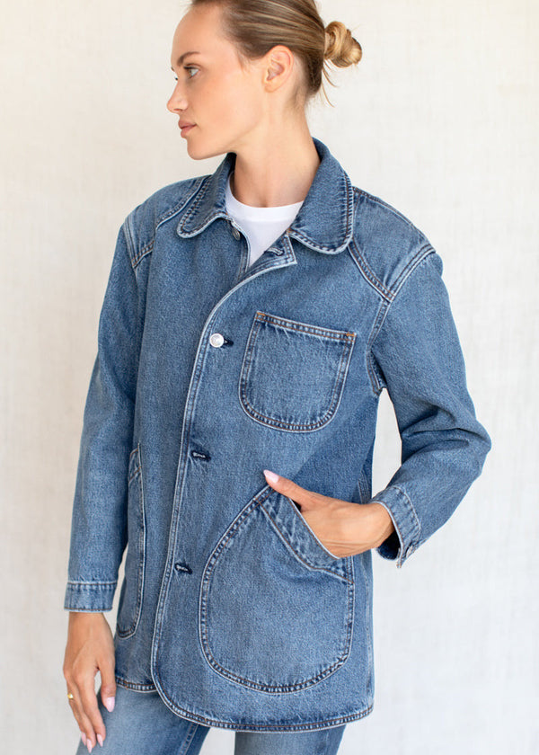 Emerson Fry Cabin Denim Jacket - Classic Stonewash