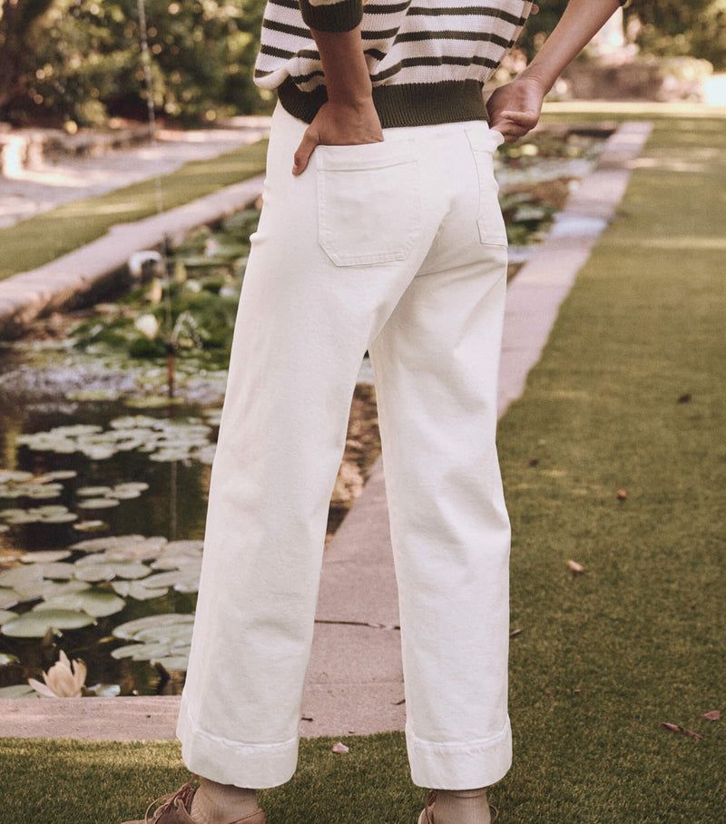 The Great Seafair Jean in True White
