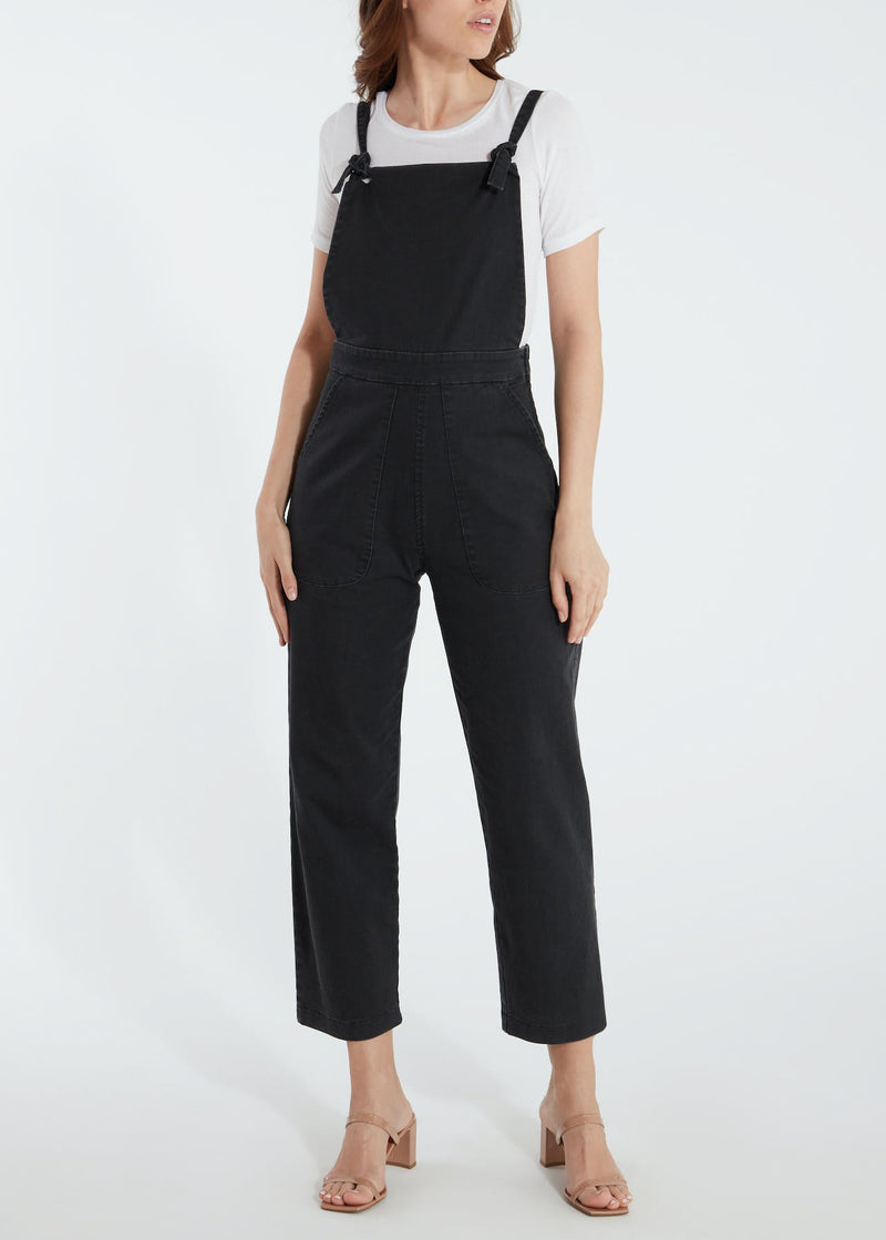 Loup Knot Overalls l Black