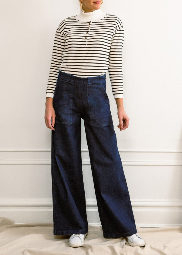 Loup Long Sabrina Denim | dark indigo