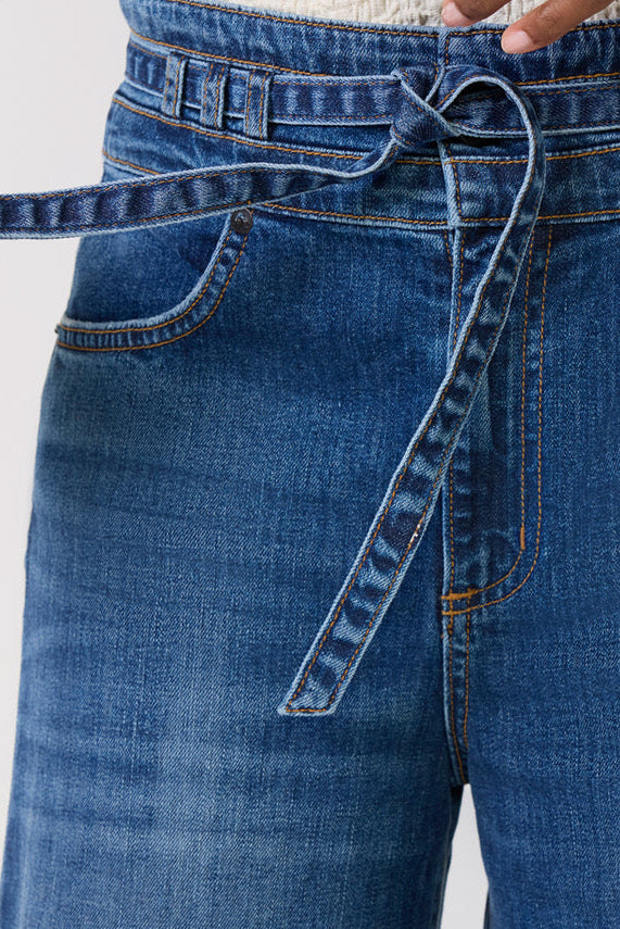 Cropped Rio Denim in Clean Gunnison - ASKK NY