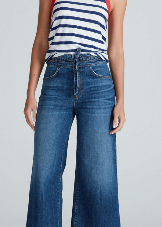 Cropped Rio Denim in Clean Gunnison - ASKK NY