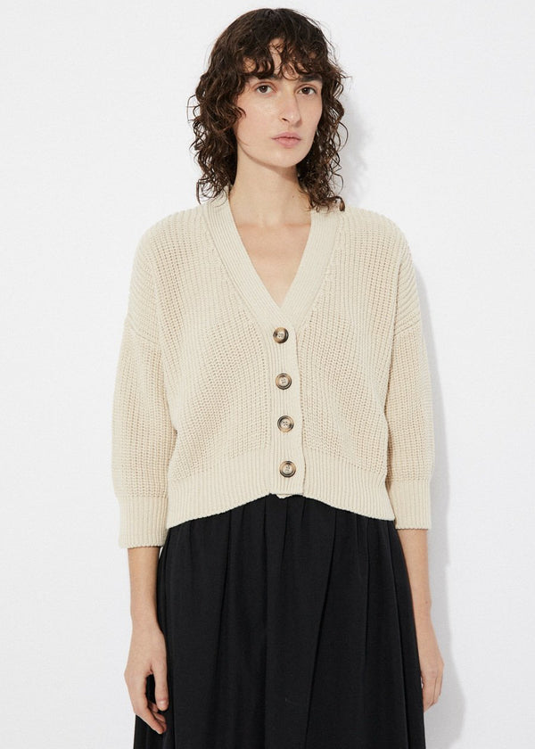 Rita Row Sclater Organic Cotton Cardigan in Beige