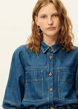 Sessun Leone Denim Shirt