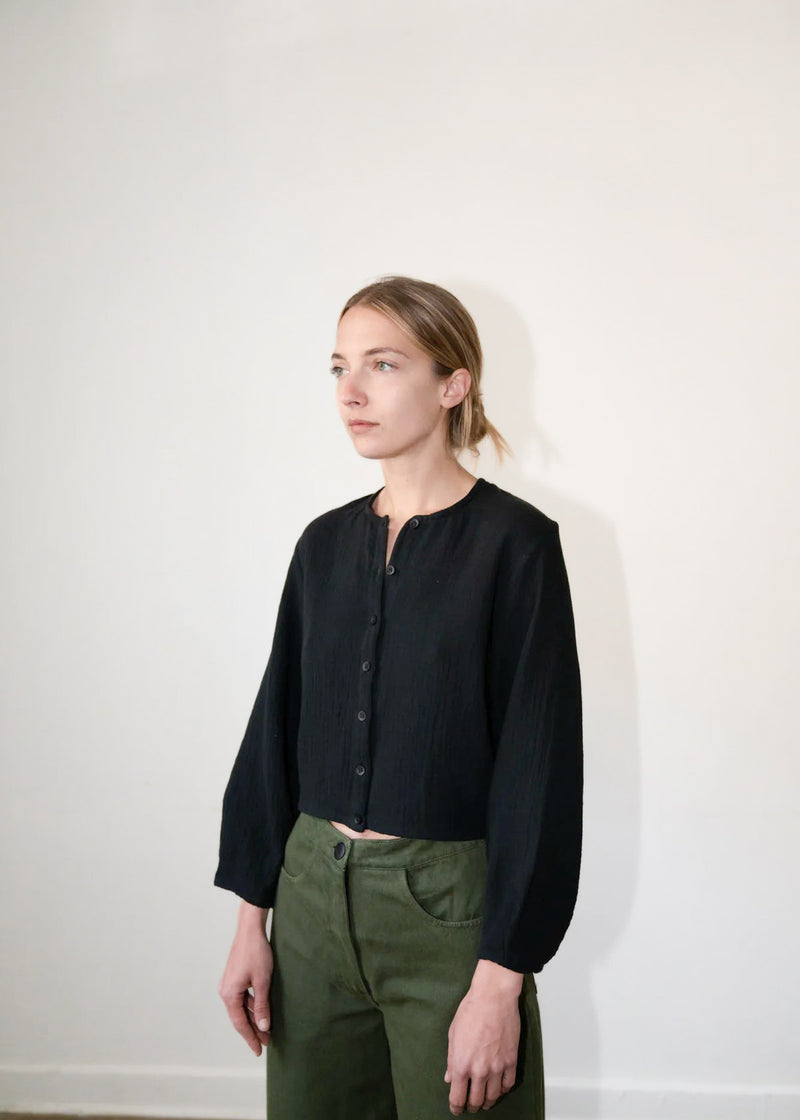 Zii Ropa Mara Top in Black