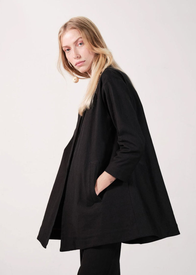 Nash Blazer Noir Organic - Maria Stanley
