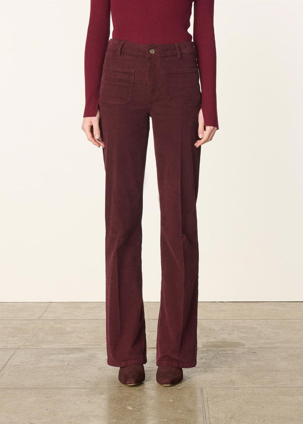 Vanessa Bruno Dompay Corduroy Pants Bordeaux
