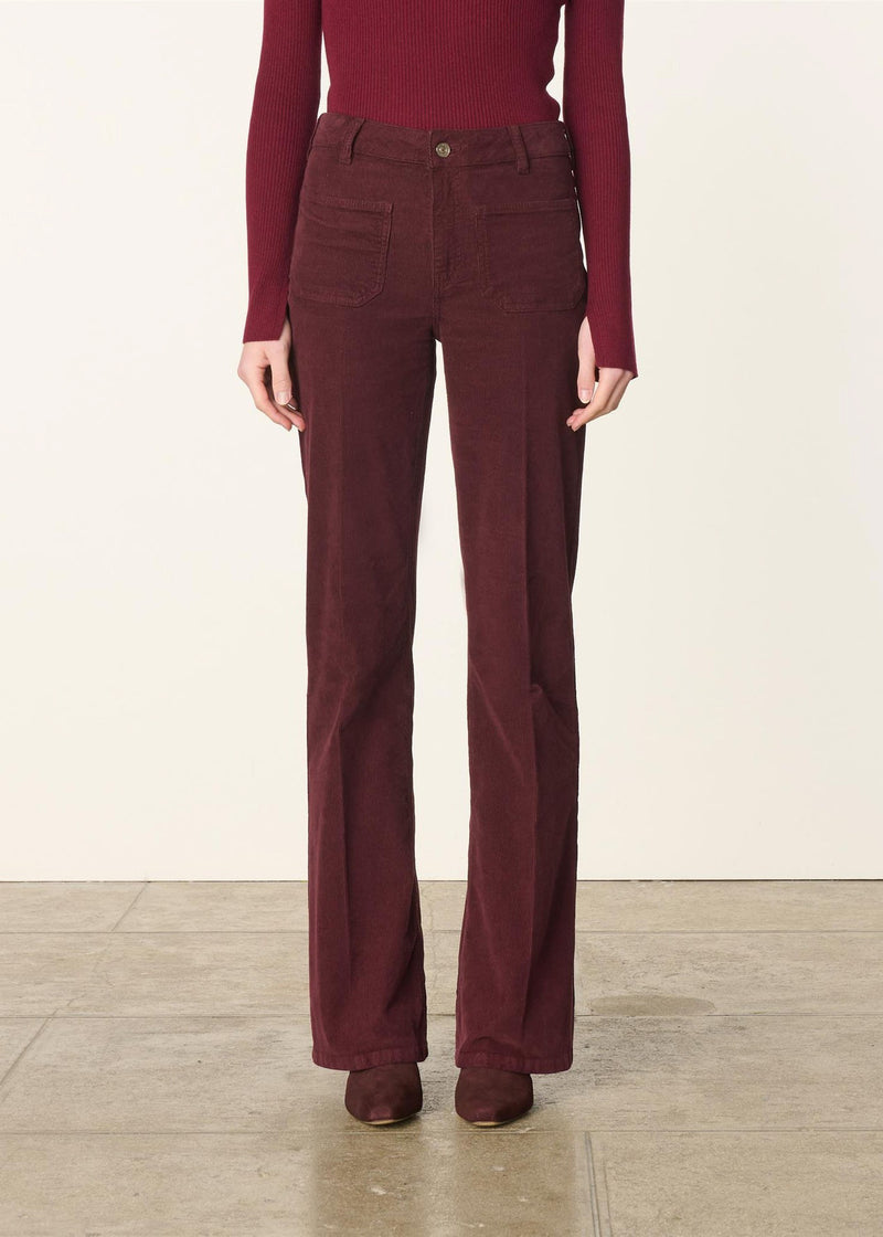 Vanessa Bruno Dompay Corduroy Pants Bordeaux