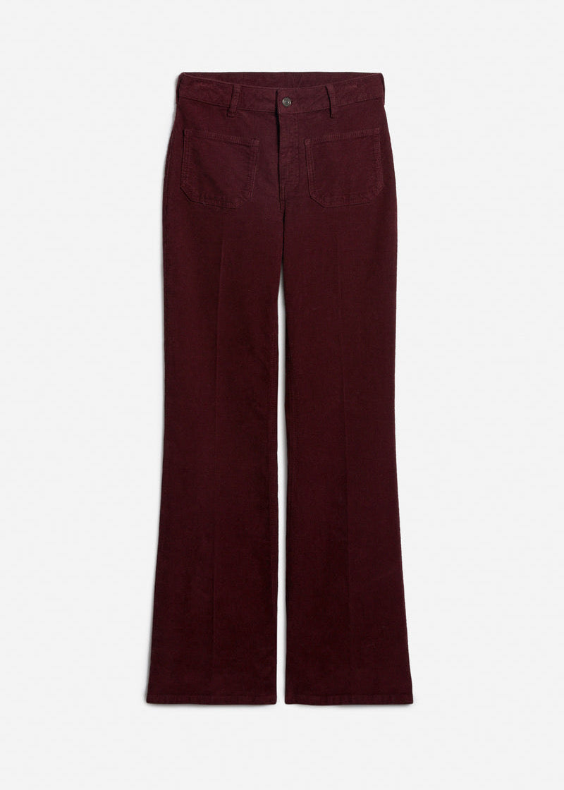 Vanessa Bruno Dompay Corduroy Pants Bordeaux