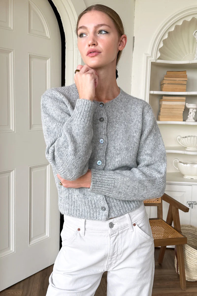 Emerson Fry Little Atelier Cardigan in Heather Grey