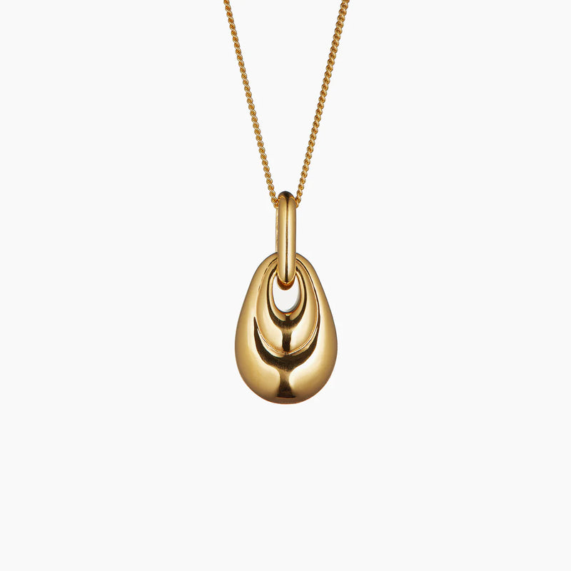 Otiumberg Ellipse Necklace in 14 kt Gold Vermeil