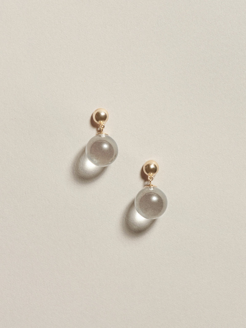J. Hannah Glace Drop Earrings in 14k Yellow Gold